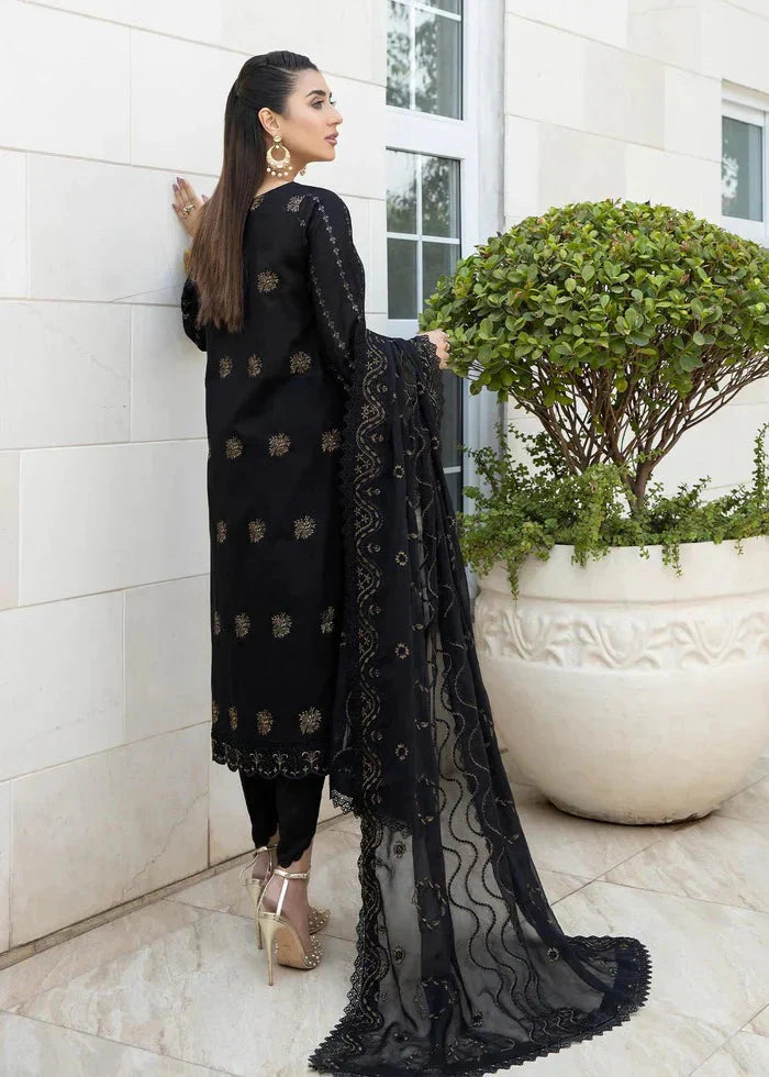 3pc Unstitched Lawn Embroidered DV-06