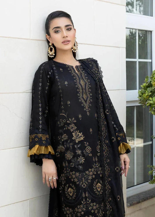 3pc Unstitched Lawn Embroidered DV-06